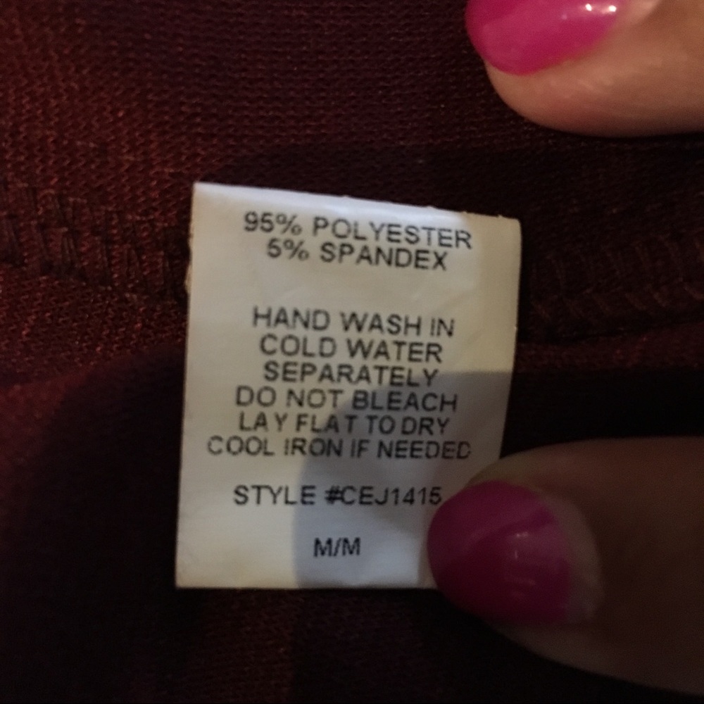 SOLD My Beloved maroon blazer M EUC - Picture 4 of 4